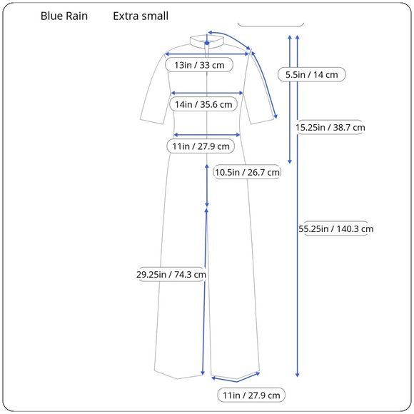 Francesca’s Blue Rain Women’s Charlie Striped Paper Bag Waist Jumpsuit - Picture 8 of 8